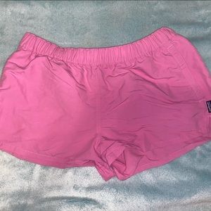 Patagonia pink shorts